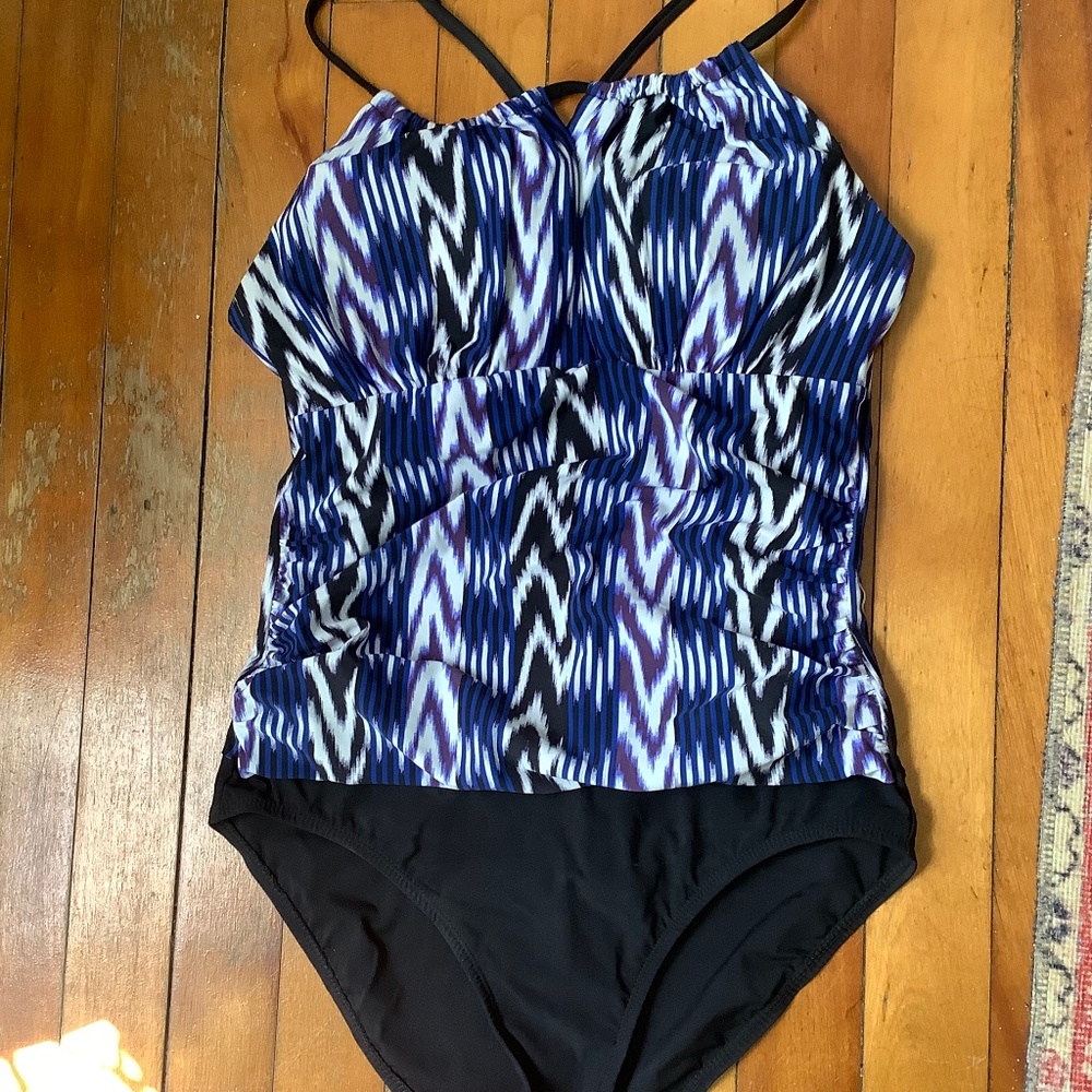 Christina one piece bathing suit Sz 8